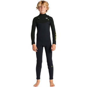 2023 Billabong Junior Revolution 4/3mm GBS Chest Zip Wetsuit ABBW100124 - Surplus